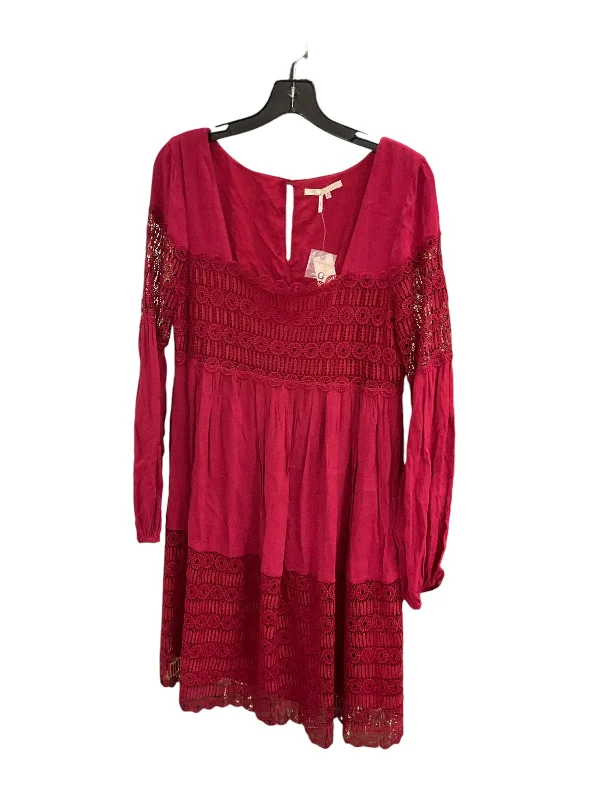 Markdown Madness Dress Casual Short By Anthropologie In Red, Size: M