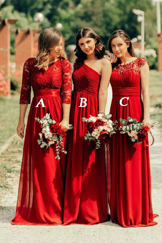 Blowout Deals Charming Long A-line Beautiful Bridesmaid Dresses For Women