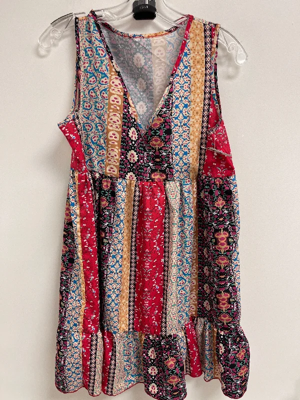 Final Sale Dress Casual Short By Clothes Mentor In Multi-colored, Size: M