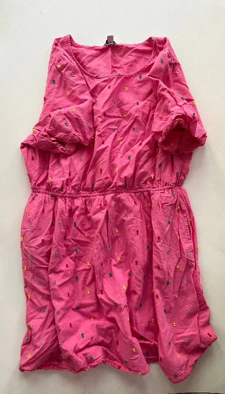 Get It Before It’s Gone Dress Casual Midi By Crown And Ivy In Pink, Size: Xl