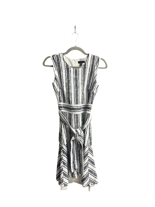 Don't Wait Dress Casual Midi By J. Crew In Striped Pattern, Size: S