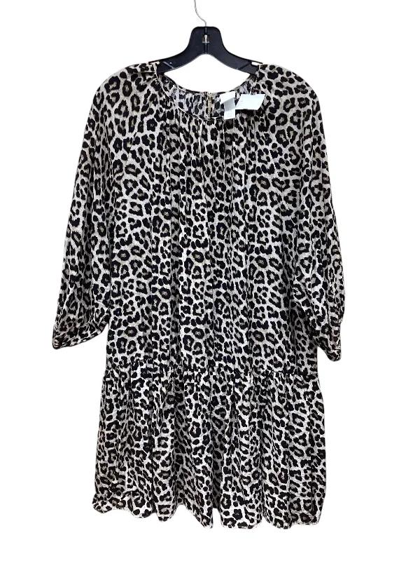 Price Rollback Dress Casual Midi By H&m In Animal Print, Size: M