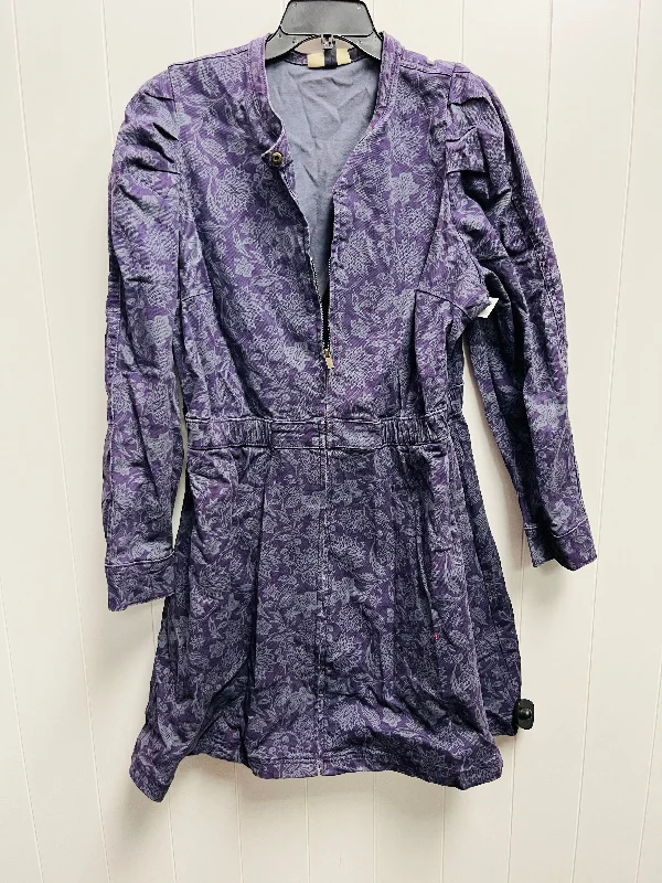 Discount Deals Dress Casual Short By Universal Thread In Purple, Size: Xxl