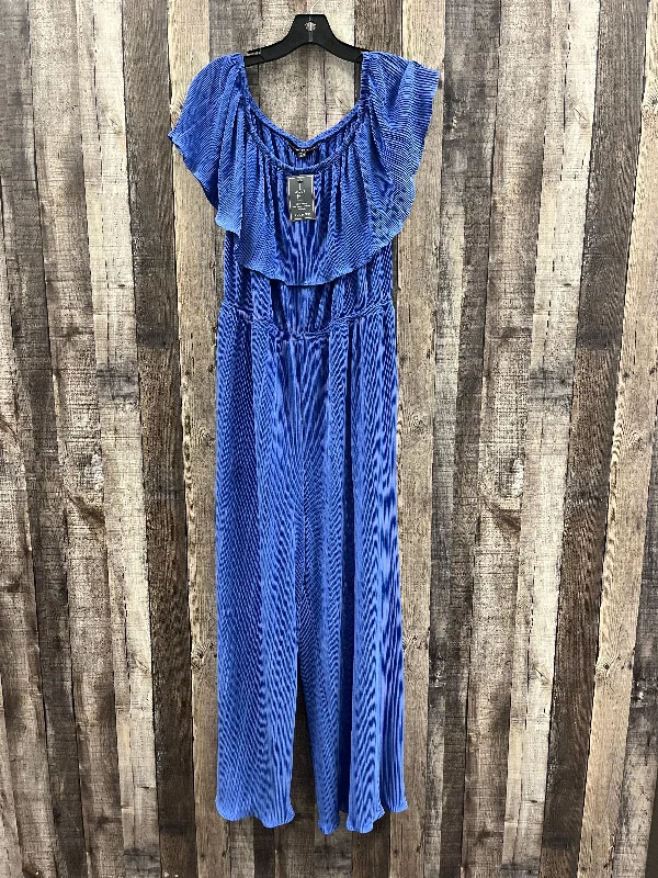 Amazing Deals Dress Casual Maxi By Lane Bryant In Blue, Size: L
