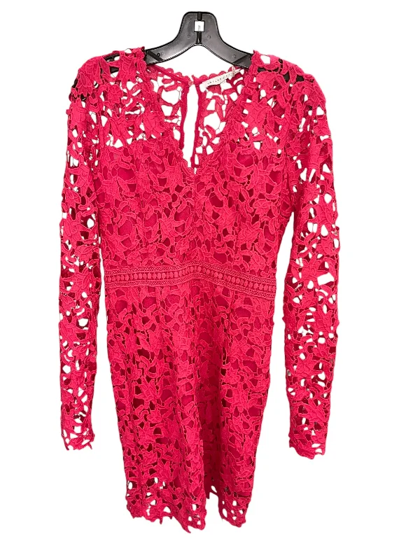 Limited Availability Dress Party Midi By Nordstrom In Hot Pink, Size: M