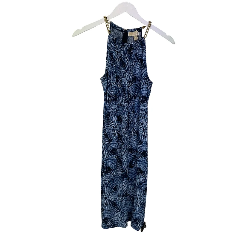 Clearance Event Dress Casual Midi By Michael By Michael Kors In Blue, Size: S