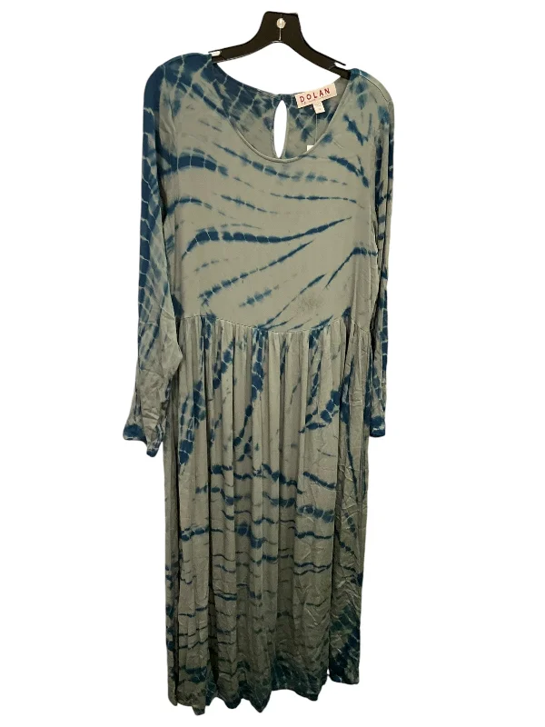 Don’t Miss Out Dress Casual Maxi By Dolan Left Coast In Tie Dye, Size: M