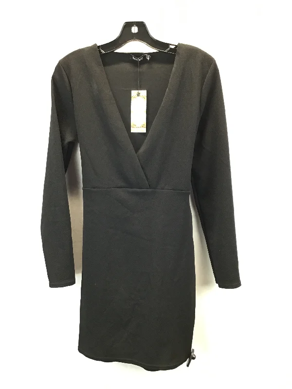 Deal Zone Dress Casual Short By Boohoo Boutique In Black, Size: 10