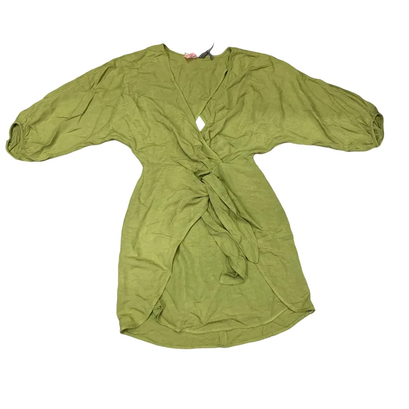 Act Fast Dress Casual Short By Anthropologie In Green, Size: S