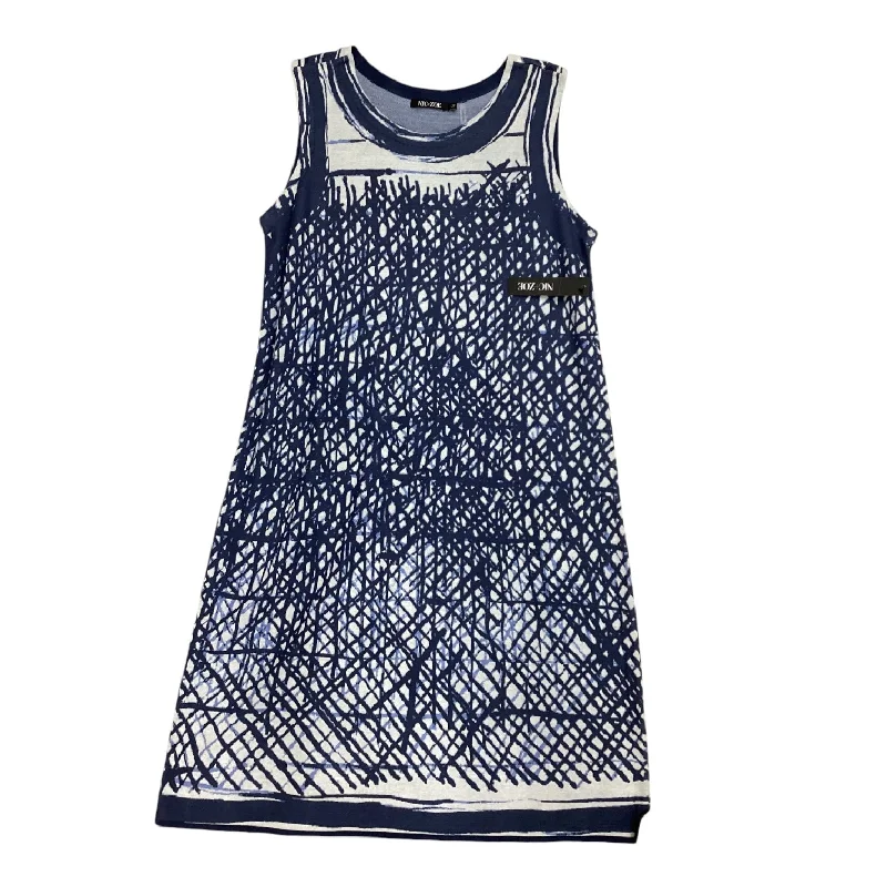 Special Offer Dress Casual Short By Nic + Zoe In Blue, Size: M