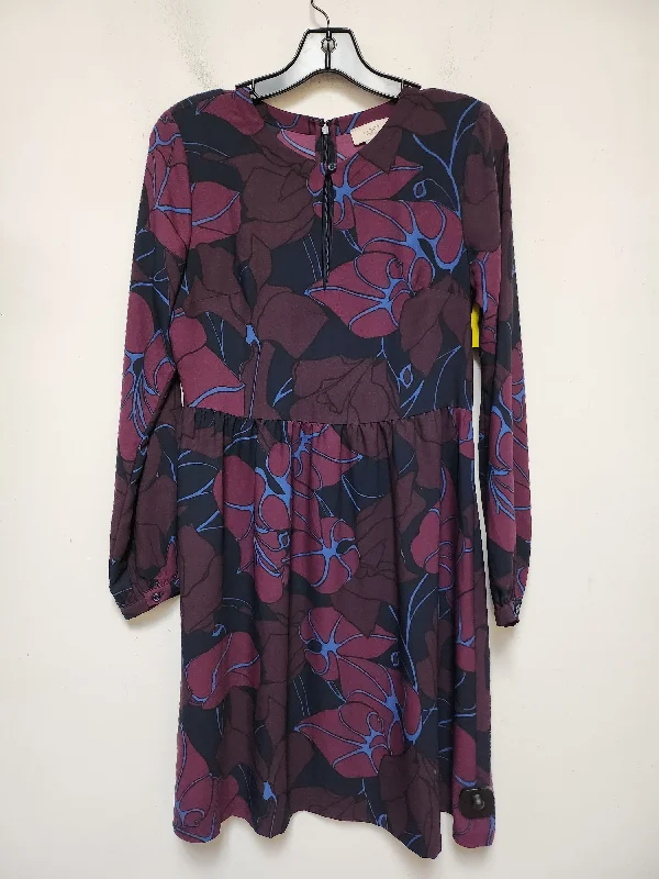 Year-End Sale Dress Casual Short By Loft In Floral Print, Size: Xs