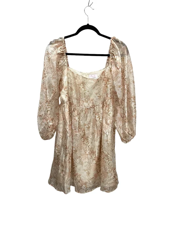 Daily Deals Dress Party Midi By Pink Lily In Floral Print, Size: M