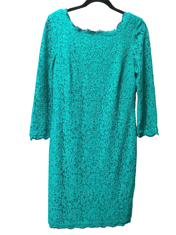 Daily Deals Dress Casual Short By Adrianna Papell In Green, Size: 12