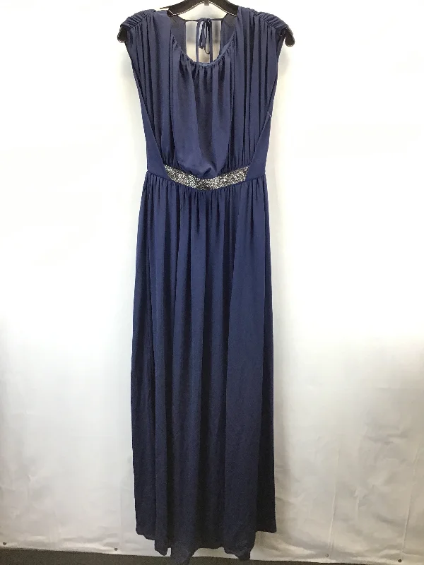 Price Break Dress Party Long By Asos In Navy, Size: 4