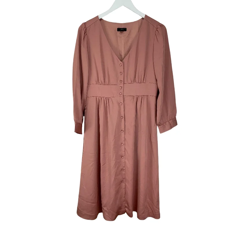 Take Advantage Dress Casual Maxi By J. Crew In Pink, Size: 10
