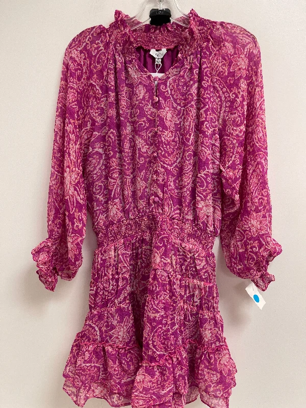 Exclusive Offers Dress Casual Short By Fate In Purple, Size: S