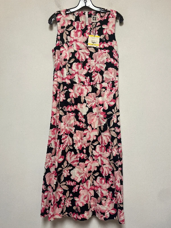 The Best Prices Dress Casual Maxi By Anne Klein In Floral Print, Size: M