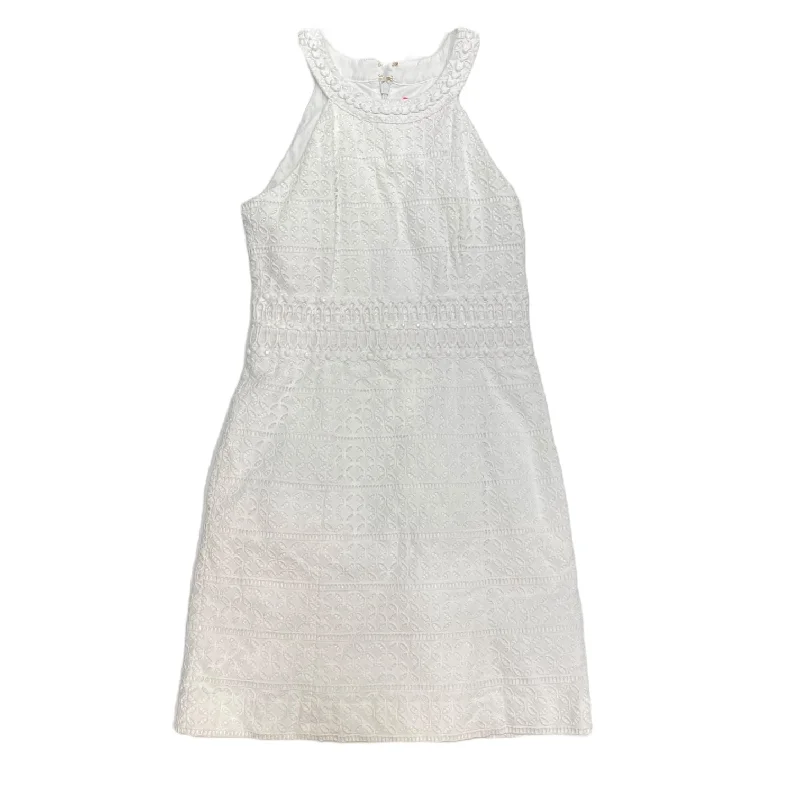 Shop and Save Dress Casual Short By Lilly Pulitzer In White, Size: Xs