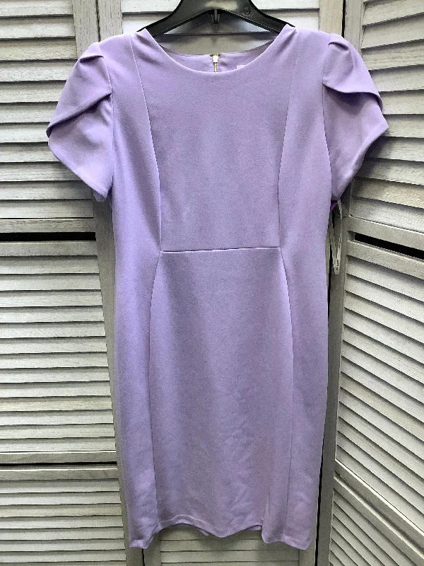 Daily Specials Dress Casual Short By Calvin Klein In Purple, Size: 10
