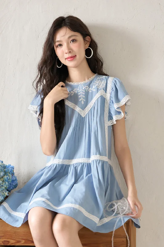 Closeout A-line Midi Dress for Women