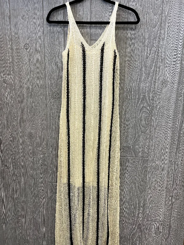 Deal of the Day Dress Casual Maxi By A New Day In Black & Cream, Size: Xs