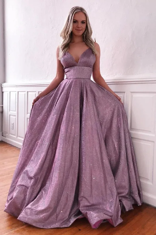 Price Break Chic A-line Spaghetti Straps Prom Dresses Long Evening Dresses