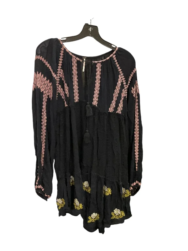 Special Buy Dress Casual Short By Free People In Black Floral, Size: M