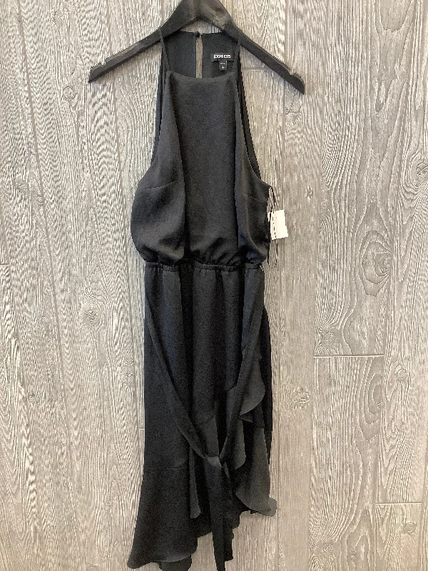 Best Bargains Dress Party Midi By Express In Black, Size: S