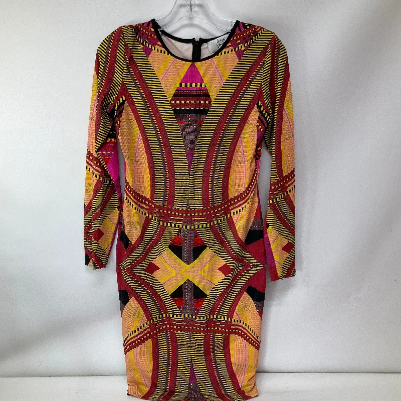 Exclusive Offers Dress Casual Midi By Badgley Mischka In Multi-colored, Size: S