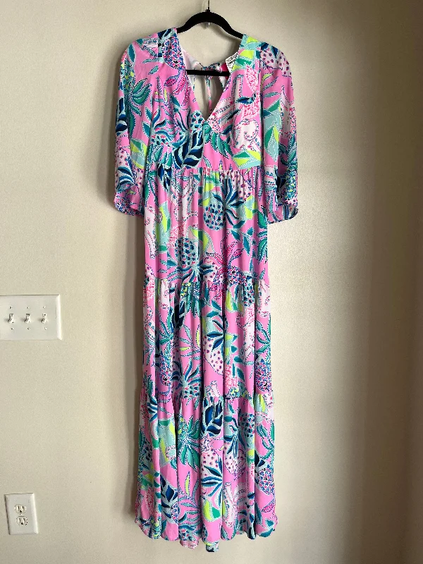 Flash Sale Dress Party Long By Lilly Pulitzer In Multi-colored, Size: Xs