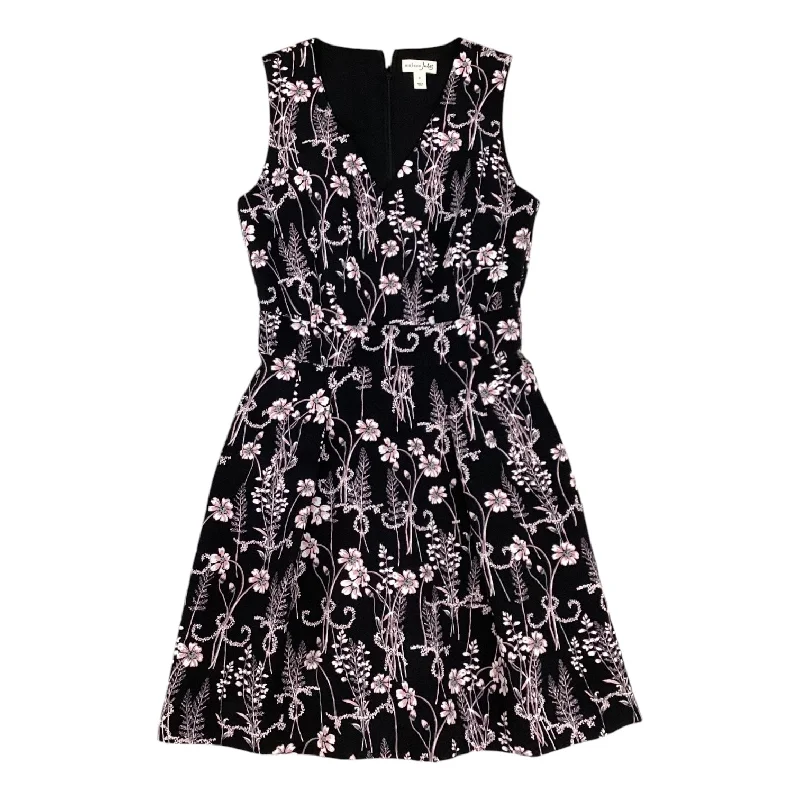 Limited Stock Dress Casual Short By Maison Jules In Black & Pink, Size: Xs