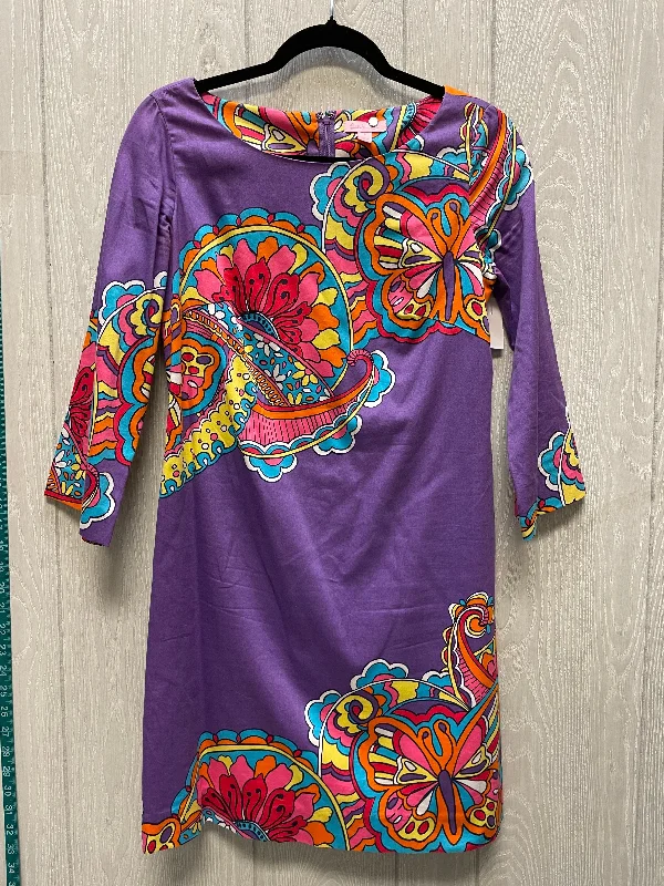 Now or Never Dress Casual Short By Lilly Pulitzer In Floral Print, Size: Xs