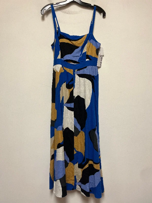 Deal of the Day Dress Casual Maxi By Nine West Apparel In Multi-colored, Size: M