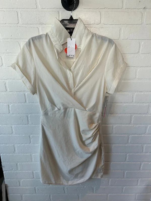 Reduced Prices Dress Casual Midi By Cmc In Cream, Size: M