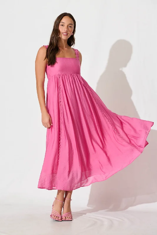 Super Bargain Cailene Maxi Sundress in Pink