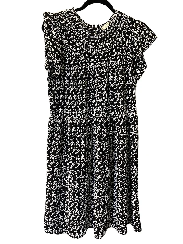 Discount Mania Dress Casual Short By Loft In Black & White, Size: M