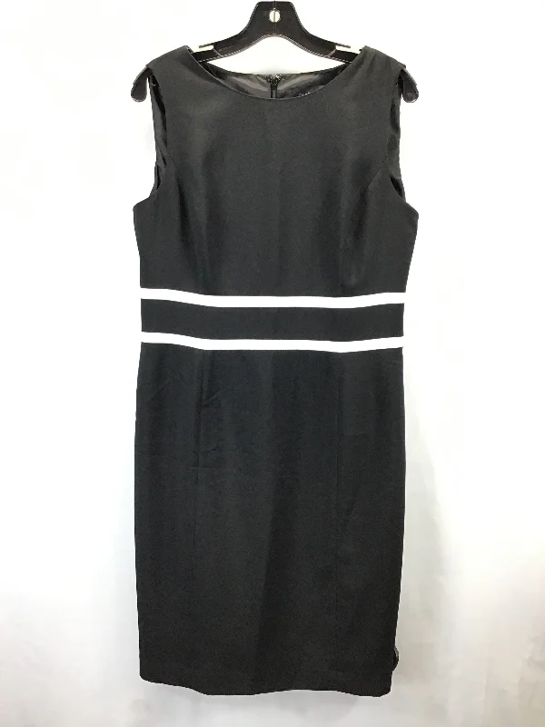 Closeout Sale Dress Work By Evan-picone In Black White, Size: 10