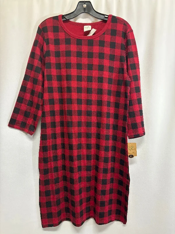 New Markdowns Dress Casual Midi By Clothes Mentor In Red, Size: Xl
