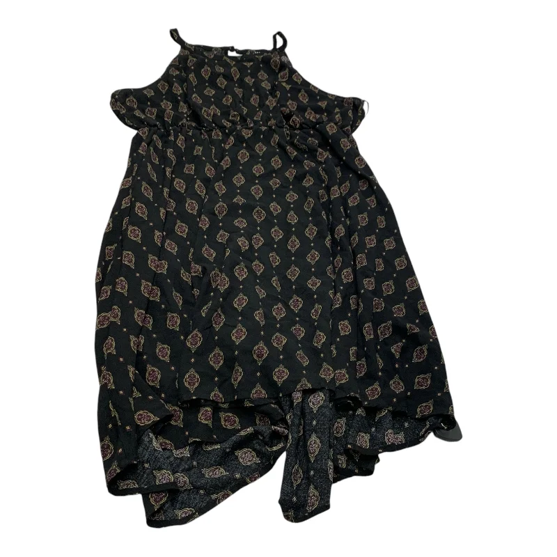 Online Only Dress Casual Short By Torrid In Black & Purple, Size: 2x