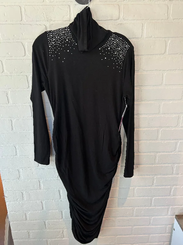 Hot Deal Dress Party Midi By Vince Camuto In Black, Size: M
