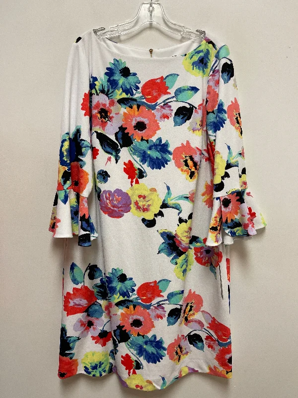 Special Price Dress Casual Midi By Tahari By Arthur Levine In Multi-colored, Size: Xl