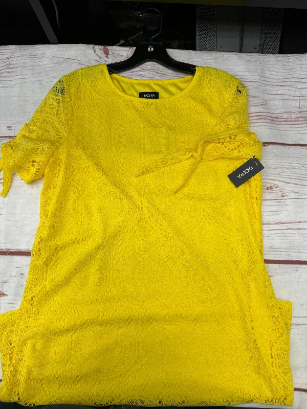 Crazy Deals Dress Casual Midi By Tacera In Yellow, Size: M