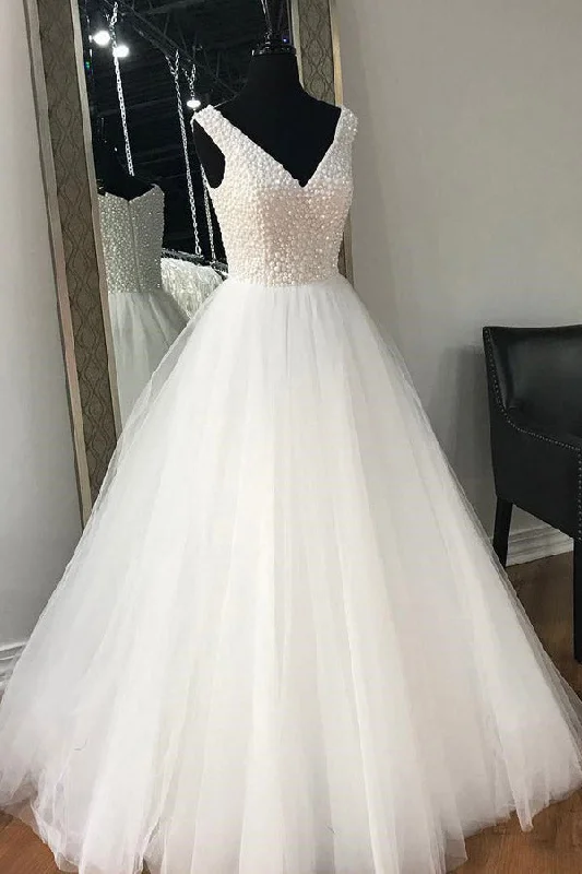 Today’s Special White A Line Floor Length V Neck Sleeveless Layers Wedding Dresses Today’s Special White A Line Floor Length V Neck Sleeveless Layers Wedding Dresses