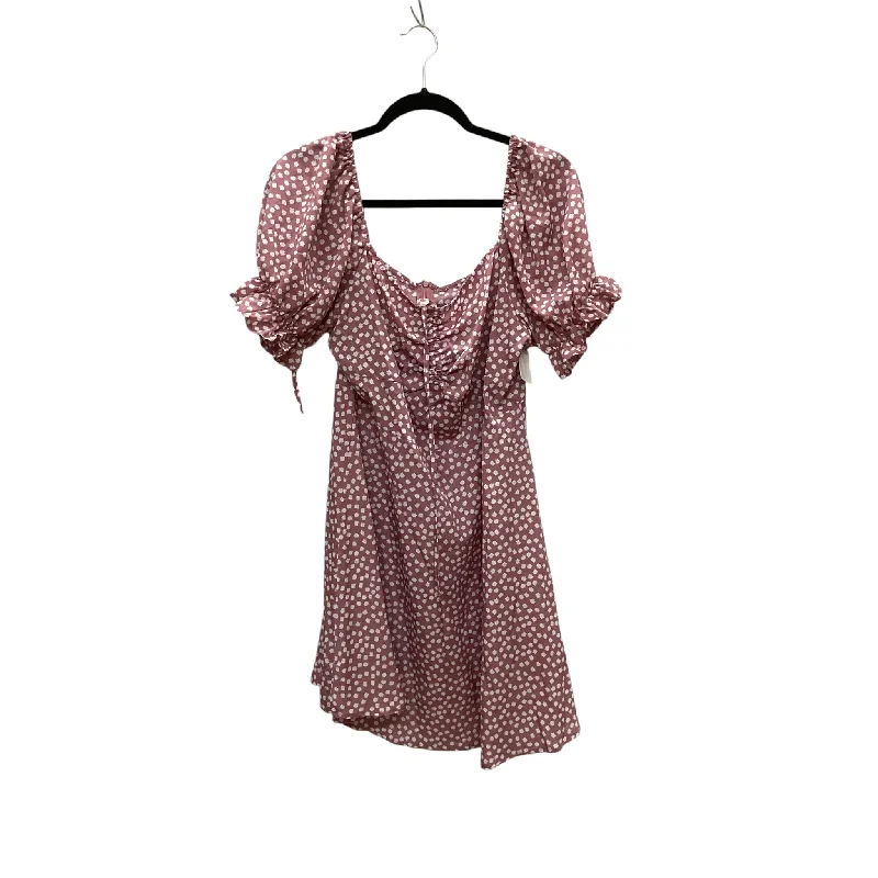 Special Savings Dress Casual Midi By Shein In Pink, Size: 1x