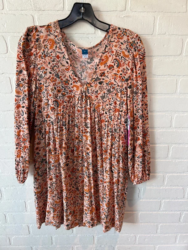 Mega Deal Dress Casual Short By Old Navy In Orange, Size: S