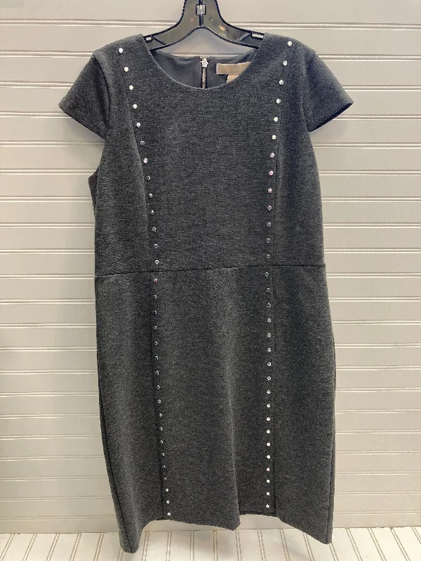 Overstock Sale Dress Work By Michael By Michael Kors In Grey, Size: 12