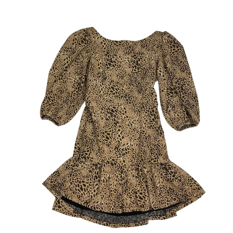 Deal Alert Dress Casual Short By Maeve In Brown, Size: 14petite