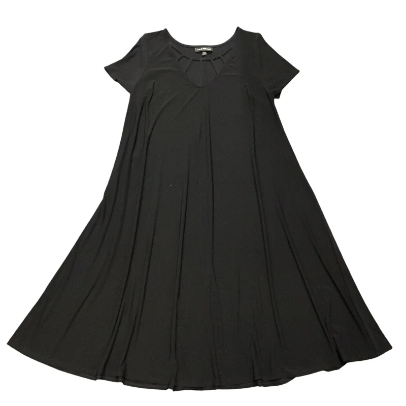 Members Only Dress Casual Maxi By Lane Bryant In Black, Size: 18
