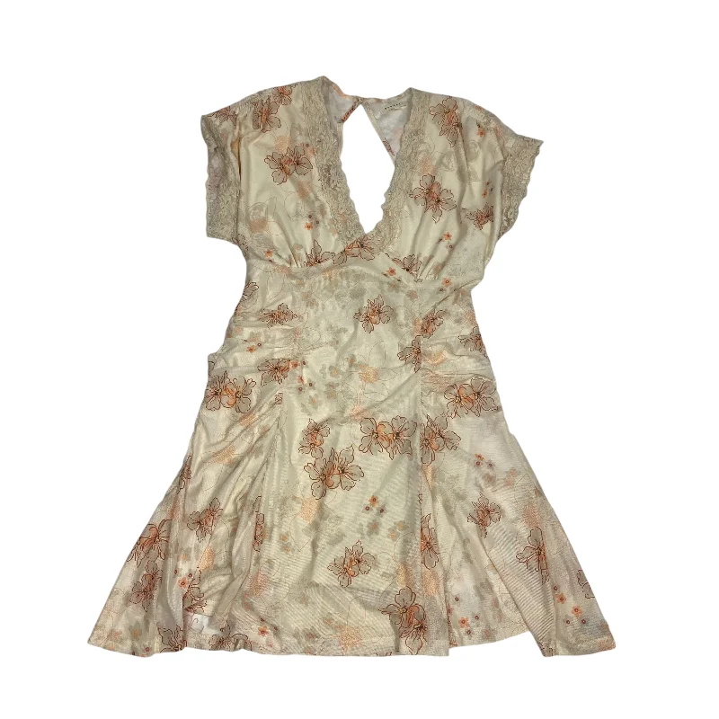Sale Event Dress Casual Short By Clothes Mentor In Cream, Size: L