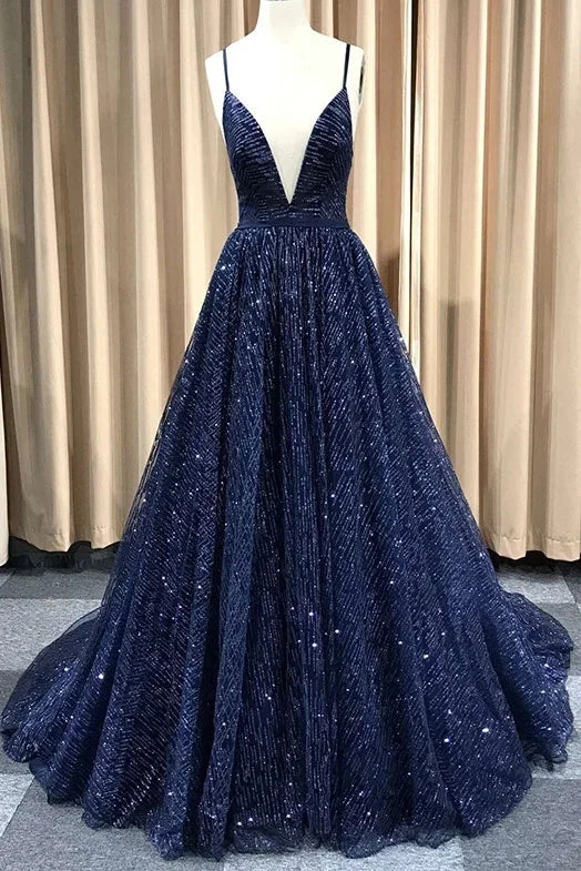 Price Buster Sparkly Plunging Neckline Long Prom Dresses, Glitter Backless Evening Dresses Price Buster Sparkly Plunging Neckline Long Prom Dresses, Glitter Backless Evening Dresses